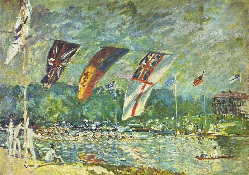 Alfred Sisley Regatta at Molesey, china oil painting image